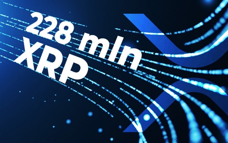 228 млн Ripple XRP было отправлено третьей стороне