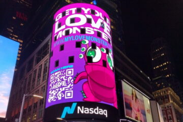 Love Monster NFT стал первым представленным на рекламном щите NASDAQ в Таймс-сквер игровым проектом Ripple XRP Ledger